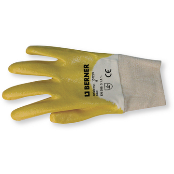 Nitril-Kautschuk-Handschuhe gelb Gr. 10